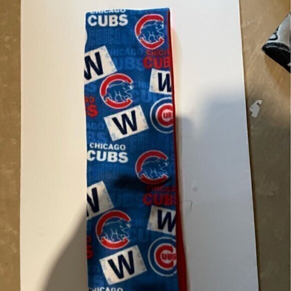 Chicago Cubs Fleece Scarf “W” Pattern
